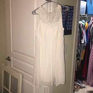 White lace dress